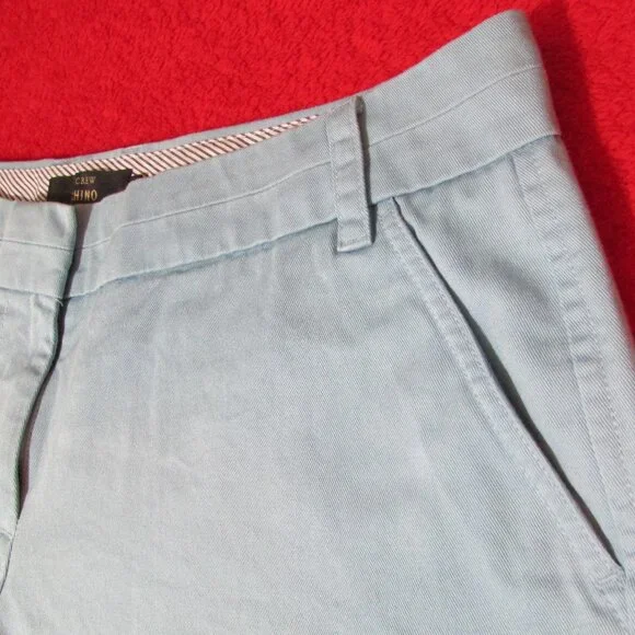 J. Crew Chino Shorts Light Blue - 4 1/2 inseam - Picture 2 of 7